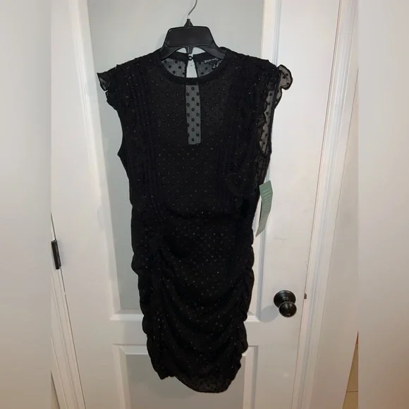 princess polly baby blue dress Macys On 34th Knee Length Dress Black Stretch Office Career Women's 14W main image 0